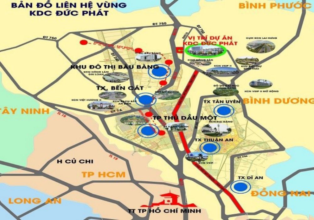 Dự án Đức Phát 3 – Đại gia đổ bộ, bất động sản Bàu Bàng nổi sóng lớn